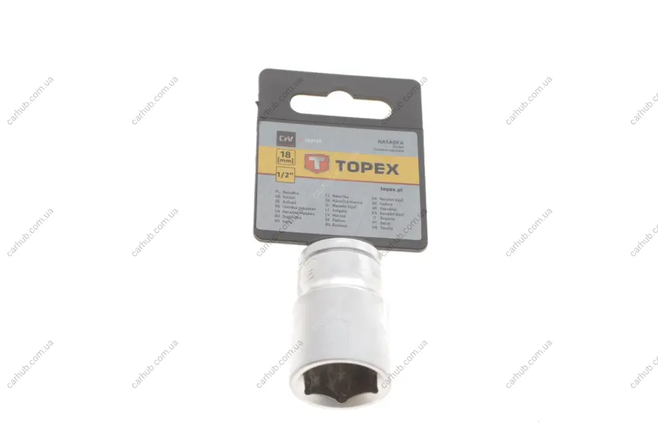 Головка торцева 1/2" 18 мм Topex 38D718 (фото 1)