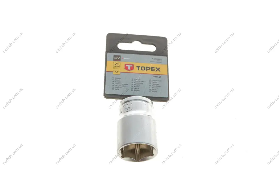 Головка торцева 1/2" 21 мм TOPEX Topex 38D721 (фото 1)