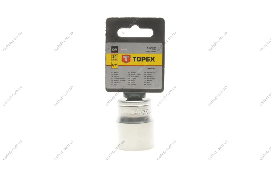 Головка торцева 1/2" 24 мм Topex 38D724 (фото 1)