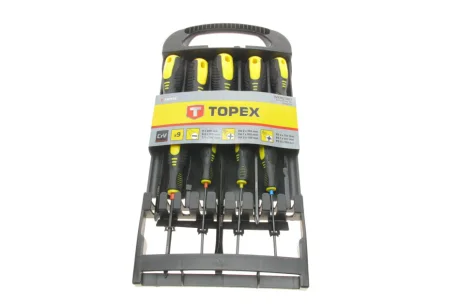 Набір викруток SL, PH 9 од. Topex 39D930