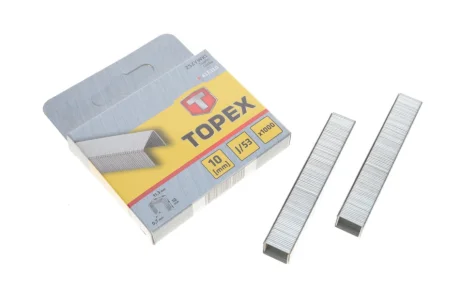 Скоба для степлера 11,3x0,7x10 mm 1000 од. TOPEX Topex 41E310