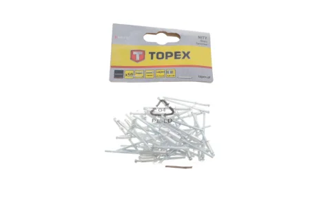 Заклепка Ø3,2х10 mm 50 од. Topex 43E302