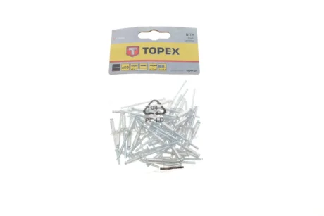 Заклепка Ø4х12,5 mm 50 од. Topex 43E403
