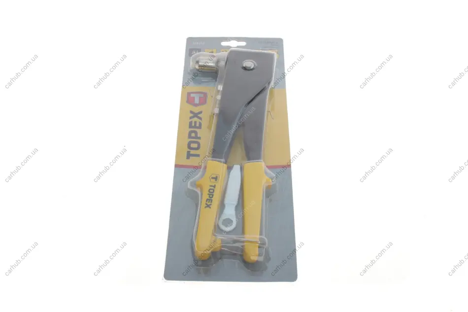 Заклепник для заклепок алюмінієвих (d=2.4/3.2/4.0/4.8mm) (2 позиції) Topex 43E712 (фото 1)