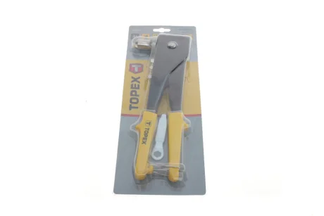Заклепник для заклепок алюмінієвих (d=2.4/3.2/4.0/4.8mm) (2 позиції) Topex 43E712