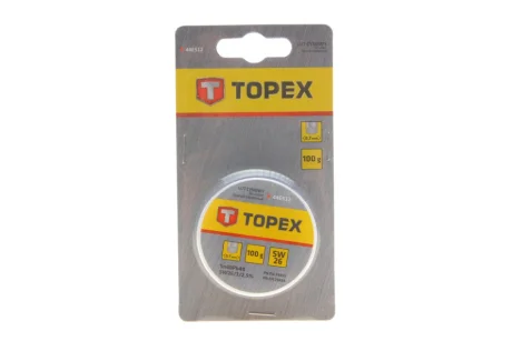 Припій олов\'яний (d=0.7mm) (100g) TOPEX Topex 44E512