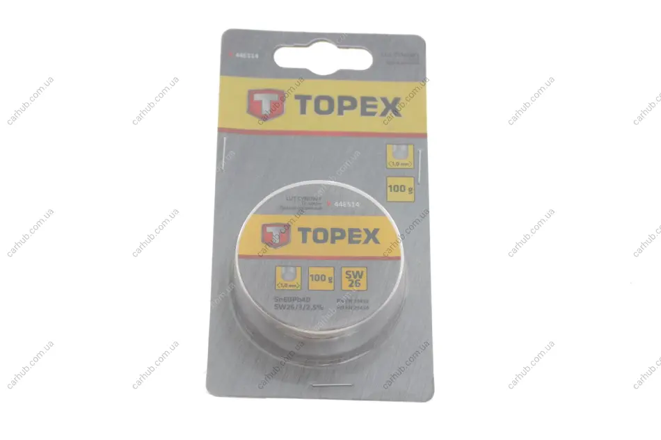 Припій олов\'яний (d=1.0mm) (100g) TOPEX Topex 44E514 (фото 1)