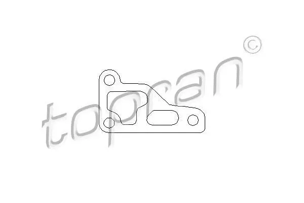 Ущільнення масляного насосу AUDI 100 C2, 100 C3, 80 B2, 80 B3 VW GOLF I, GOLF II, JETTA I, JETTA II, PASSAT B1, PASSAT B2, PASSAT B3/B4, TRANSPORTER T3 1.3-2.0 05.73-05.97 TOPRAN / HANS PRIES 100210 (фото 1)