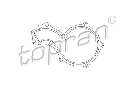 Прокладка насоса охолоджуючої рідини AUDI 100 C2, 100 C3, 100 C4, 80 B2, 80 B3, 80 B4, A4 B5, A6 C4, CABRIOLET B3 SEAT ALHAMBRA, CORDOBA, IBIZA II, INCA, TOLEDO I VW CADDY II 1.3-2.0 05.73-03.10 TOPRAN / HANS PRIES 100214