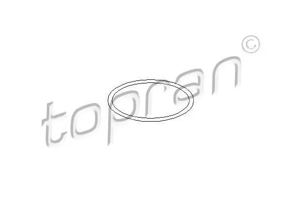Прокладка насоса охолоджуючої рідини AUDI 80 B2 SEAT CORDOBA, IBIZA II VW GOLF I, GOLF II, GOLF III, JETTA I, JETTA II, PASSAT B1, PASSAT B2, POLO, POLO II, VENTO 0.9-1.6 05.73-10.02 TOPRAN / HANS PRIES 100572 (фото 1)