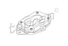 Гумова подушка карбюратора AUDI 100 C3, 80 B2, 80 B3 VW PASSAT B2 1.3/1.6/1.8 08.78-10.91 TOPRAN / HANS PRIES 100962 (фото 1)