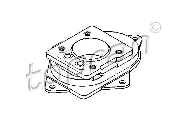 Гумова подушка карбюратора AUDI 100 C3, 80 B3, 80 B4 SEAT CORDOBA, IBIZA II, INCA, TOLEDO I VW CADDY II, GOLF II, GOLF III, JETTA II, PASSAT B3/B4, POLO III CLASSIC 1.6/1.8/2.0 03.85-09.02 TOPRAN / HANS PRIES 100963 (фото 1)