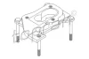 Гумова подушка карбюратора SEAT IBIZA II VW GOLF II, JETTA II, POLO II 1.3 08.83-08.99 TOPRAN / HANS PRIES 101003 (фото 1)