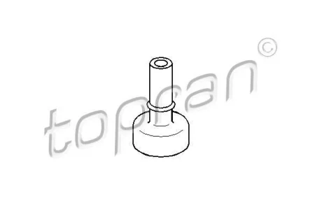 Трос зчеплення VW GOLF I, GOLF II, JETTA I, JETTA II 1.0-1.8 04.74-12.92 TOPRAN / HANS PRIES 102644