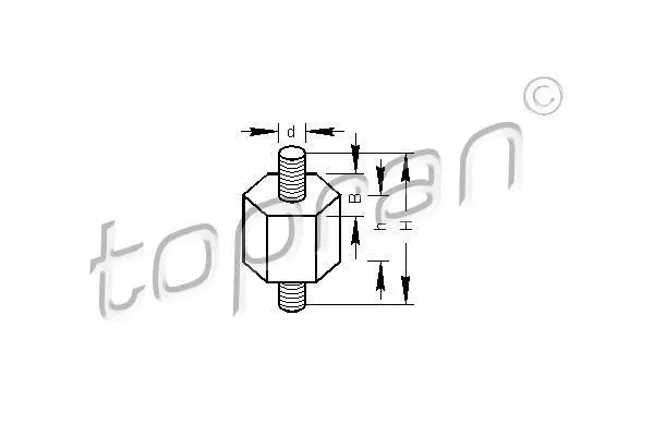 Елементи паливного насоса (ширина: 19мм) SEAT TOLEDO I VW GOLF II, JETTA II, LT 28-35 I, PASSAT B3/B4, POLO II 1.0-2.4 08.83-03.99 TOPRAN / HANS PRIES 102744 (фото 1)