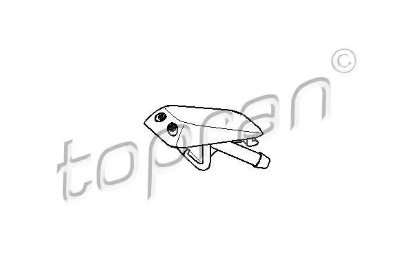 Форсунка омивача скла передн лів/прав AUDI 100 C3, 100 C4, 80 B3, 80 B4, A4 B5, A6 C4, A8 D2, CABRIOLET B3, COUPE B2, COUPE B3, QUATTRO SEAT ALHAMBRA VW SHARAN 07.80- TOPRAN / HANS PRIES 104439 (фото 1)