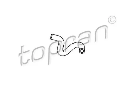 Шланг охолодження масла VW GOLF II, JETTA II, PASSAT B3/B4 1.8 08.83-07.93 TOPRAN / HANS PRIES 107382