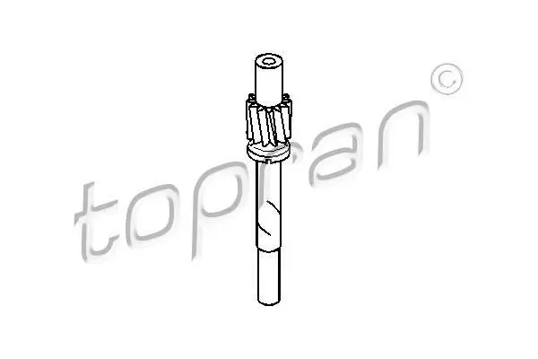 Шестерня приводу спідометра AUDI 100 C2, 100 C3, 80 B2 VW PASSAT B1, PASSAT B2 1.3-1.8 05.73-11.90 TOPRAN / HANS PRIES 107400 (фото 1)