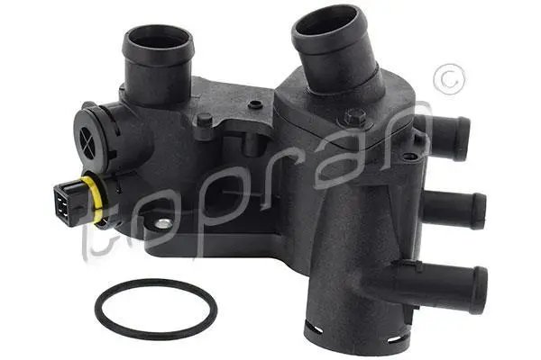 Корпус термостата AUDI A2 SEAT AROSA, CORDOBA, IBIZA II, INCA SKODA FABIA I, FABIA II, FELICIA I, FELICIA II VW BORA, BORA I, CADDY II, GOLF III, GOLF IV, GOLF V, LUPO I 1.0-2.8 10.91-12.14 TOPRAN / HANS PRIES 108184 (фото 1)