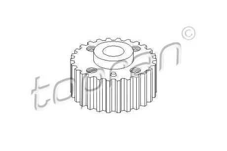 Шестерня, розподільний вал AUDI A3, A4 B5, A4 B6, A4 B7, A6 C5, TT SEAT ALHAMBRA, ALTEA, ALTEA XL, CORDOBA, EXEO, EXEO ST, IBIZA II, IBIZA III, IBIZA IV, LEON, TOLEDO II 1.6-2.0LPG 11.94-12.17 TOPRAN / HANS PRIES 108698