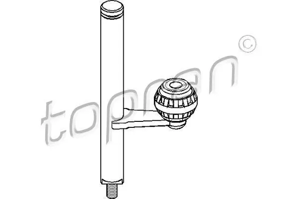 Шток управління перемиканням передач SEAT TOLEDO I VW GOLF II, JETTA II 1.6-2.0 08.83-03.99 TOPRAN / HANS PRIES 108837 (фото 1)