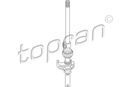 Шток управління перемиканням передач VW GOLF III, VENTO 1.4-2.0 10.91-04.99 TOPRAN / HANS PRIES 109307