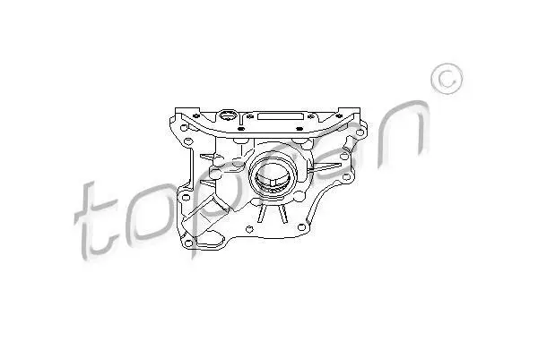 Масляний насос AUDI A2 SEAT ALTEA, ALTEA XL, AROSA, CORDOBA, IBIZA II, IBIZA III, IBIZA IV, IBIZA IV ST, INCA, LEON, TOLEDO II, TOLEDO III SKODA FABIA I, FABIA II 1.0-1.6 10.91-10.21 TOPRAN / HANS PRIES 110349 (фото 1)