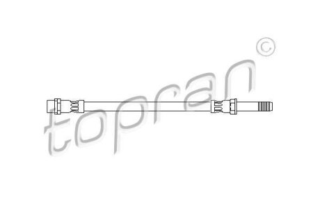 Тормозной шланг TOPRAN / HANS PRIES 110408