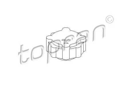 Кришка радіатора / бачка охолоджуючої рідини (1,2Бар) SKODA FELICIA I, FELICIA II VW CADDY II 1.3/1.6/1.9D 10.94-04.02 TOPRAN / HANS PRIES 110656