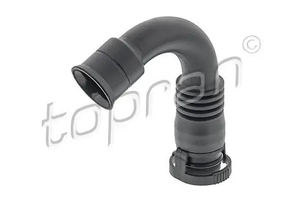 Шланг вентиляції картера AUDI A3 SEAT CORDOBA, IBIZA II, LEON, TOLEDO II SKODA OCTAVIA I VW BORA, BORA I, CADDY II, GOLF IV, NEW BEETLE, POLO III CLASSIC 1.9D 08.96-03.10 TOPRAN / HANS PRIES 110957 (фото 1)