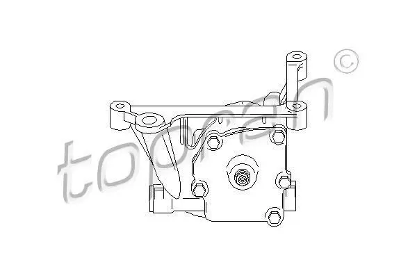 Масляний насос AUDI A4 B5, A4 B6, A6 C5, A8 D2, CABRIOLET B3 SKODA SUPERB I VW PASSAT B5, PASSAT B5.5 2.4-2.8 11.92-03.08 TOPRAN / HANS PRIES 111054 (фото 1)