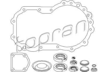 Комплект прокладок КПП SEAT CORDOBA 1.4/1.6/1.6 D/1.6 i/1.6 TD/1.7 D/1.7 SDI/1.8/1.8 Cat/1.8 GTI/1.8 GTI Cat/1.8 i/1.8 i 16V/1.8 i Cat/1.9 D/1.9 SDI/1.9 TD/1.9 TD, GTD/100 1.6/57 1.7 SDI/64 1,9 D/64 1 TOPRAN / HANS PRIES 111408