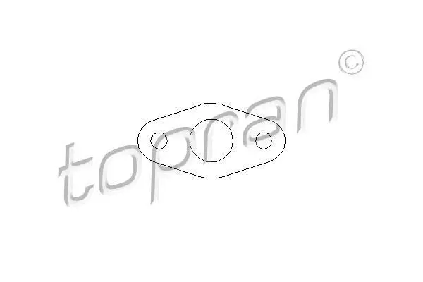 Прокладка турбокомпресора AUDI 100 C3, 100 C4 VW CRAFTER 30-35, CRAFTER 30-50, LT 28-35 II, LT 28-46 II, TRANSPORTER T4 2.0D-2.5D 08.82-05.13 TOPRAN / HANS PRIES 111936 (фото 1)