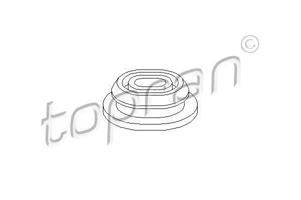 Кріплення радіатора Нижн AUDI A1, A1 ALLSTREET, A1 CITY CARVER, A3, Q2, Q3, TT CUPRA ATECA, FORMENTOR SEAT ALHAMBRA, ALTEA, ALTEA XL, ARONA, ATECA, IBIZA IV, IBIZA IV SC 0.8DH-Electric 02.03- TOPRAN / HANS PRIES 112412 (фото 1)