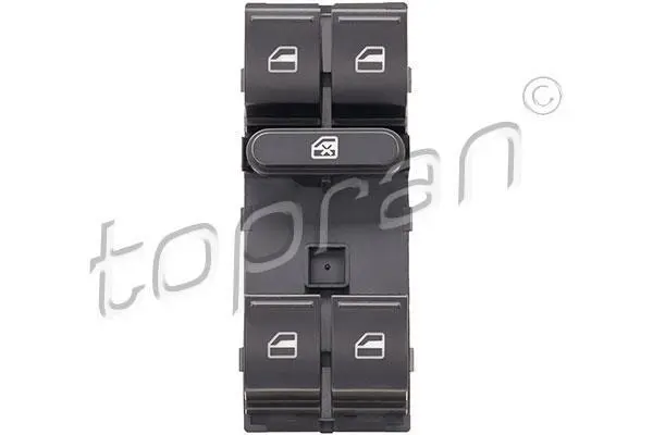 Кнопка піднімання вікна передн лів SEAT ALTEA, ALTEA XL, IBIZA IV, IBIZA IV ST, LEON, TOLEDO III VW AMAROK, CC B7, GOLF PLUS V, GOLF V, GOLF VI, JETTA III, JETTA IV, PASSAT B6 1.2-3.6 02.03- TOPRAN / HANS PRIES 114726 (фото 1)