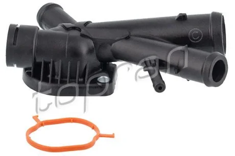 Фланець охолоджуючої рідини (кількість виходів: 4) AUDI A1, A3, Q3, TT SEAT ALHAMBRA, ALTEA, ALTEA XL, IBIZA IV, IBIZA IV SC, IBIZA IV ST, LEON, TOLEDO IV SKODA FABIA II 1.6D/2.0D 05.03-12.22 TOPRAN / HANS PRIES 114918