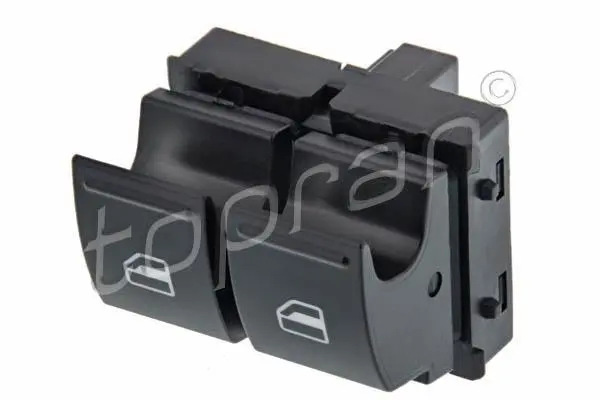 Кнопка піднімання вікна передн лів SEAT ALTEA, ALTEA XL, IBIZA IV, IBIZA IV SC, IBIZA IV ST, LEON, TOLEDO III VW AMAROK, CADDY III, CADDY IV, EOS, GOLF V, GOLF VI, PASSAT B6 1.0-3.6 02.03- TOPRAN / HANS PRIES 115116 (фото 1)