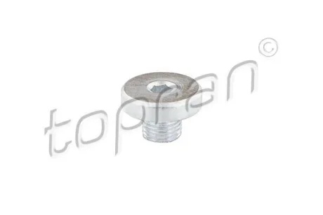 Гвинт зливного масляного піддону M10x1 AUDI A3, Q3, Q7, TT PORSCHE CAYENNE, PANAMERA SKODA RAPID VW CALIFORNIA T5 CAMPER, CC B7, GOLF PLUS V, GOLF V, GOLF VI, JETTA III 1.2-6.0D 01.98-05.22 TOPRAN / HANS PRIES 115362