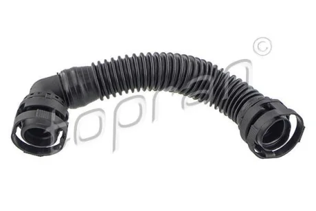 Патрубок вентиляції картера AUDI A1, A3, Q2, Q3, TT SEAT ALHAMBRA, ARONA, ATECA, IBIZA V, LEON, LEON SC, LEON ST, TARRACO, TOLEDO IV SKODA KAMIQ, KAROQ, KODIAQ I 1.6/1.6D/2.0D 11.09- TOPRAN / HANS PRIES 116538