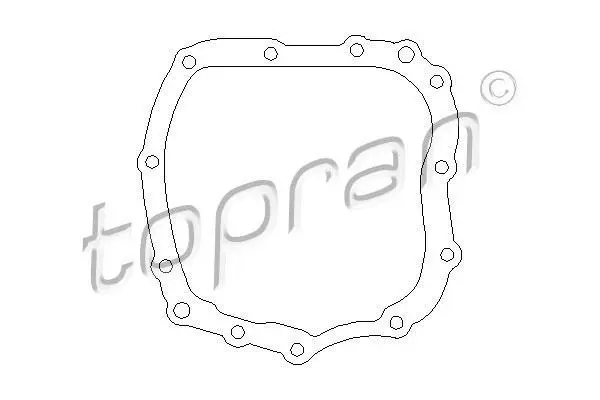 Ущільнення коробки передач OPEL ASCONA C, ASTRA F, ASTRA G, ASTRA G CLASSIC, CALIBRA A, KADETT E, KADETT E COMBO, VECTRA A, VECTRA B, ZAFIRA A 09.81-12.09 TOPRAN / HANS PRIES 201529 (фото 1)