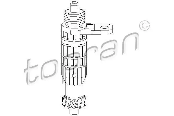 Шестерня приводу спідометра OPEL ASCONA C, ASTRA F, CALIBRA A, COMBO, CORSA A, CORSA A TR, CORSA B, KADETT E, KADETT E COMBO, TIGRA, VECTRA A 1.0-2.5 09.81-12.02 TOPRAN / HANS PRIES 201534 (фото 1)