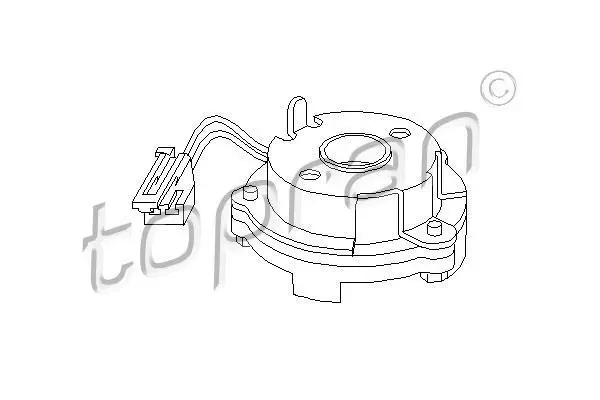 Датчик Холла OPEL ASCONA C, ASTRA F, CORSA A, CORSA A TR, KADETT E, KADETT E COMBO, VECTRA A 1.3/1.6 09.84-09.98 TOPRAN / HANS PRIES 202014 (фото 1)