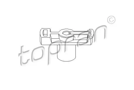 Бігунок розподілювача запалення OPEL ASTRA F, COMBO, CORSA A, CORSA A TR, CORSA B, KADETT E, KADETT E COMBO, VECTRA A 1.2/1.4/1.6 09.86-12.01 TOPRAN / HANS PRIES 202016