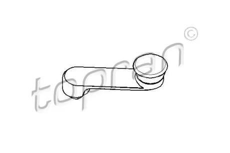 Ремкомплект склопідіймача Ручка склопідіймача OPEL ASTRA G, ASTRA G CLASSIC, VECTRA B, ZAFIRA A 09.95-12.09 TOPRAN / HANS PRIES 206049