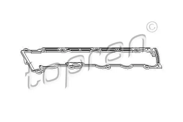 Прокладка кришки клапана OPEL ASTRA G, FRONTERA B, OMEGA B, SIGNUM, VECTRA B, VECTRA C, VECTRA C GTS, ZAFIRA A 2.0D/2.2D 11.96-06.08 TOPRAN / HANS PRIES 206132 (фото 1)
