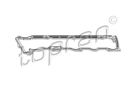Прокладка кришки клапана OPEL ASTRA G, FRONTERA B, OMEGA B, SIGNUM, VECTRA B, VECTRA C, VECTRA C GTS, ZAFIRA A 2.0D/2.2D 11.96-06.08 TOPRAN / HANS PRIES 206132