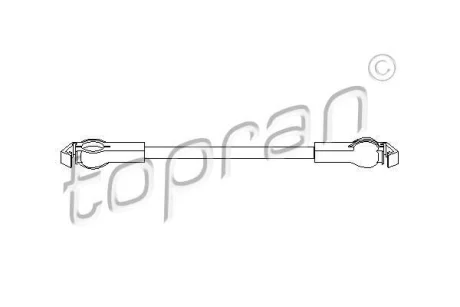 Механізм наконечника поперечної рульової тяги OPEL ASTRA F, ASTRA G, ASTRA G CLASSIC, ASTRA H, ASTRA H GTC, CALIBRA A, KADETT E, KADETT E COMBO, VECTRA A, VECTRA B, ZAFIRA A 1.2-2.2D 08.84-04.15 TOPRAN / HANS PRIES 206327