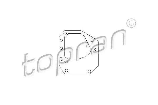 Ущільнення коробки передач OPEL ASCONA C, ASTRA F, ASTRA G, ASTRA G CLASSIC, CALIBRA A, KADETT E, KADETT E COMBO, VECTRA A, VECTRA B, ZAFIRA A 09.81-12.09 TOPRAN / HANS PRIES 206568 (фото 1)