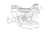 Подушка двигуна передн прав, гідравлічний FIAT CROMA OPEL SIGNUM, VECTRA C, VECTRA C GTS 1.6-2.8 04.02-12.11 TOPRAN / HANS PRIES 206571 (фото 1)