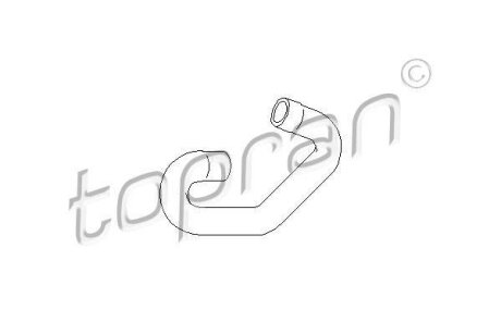 Фото патрубок TOPRAN / HANS PRIES 206700 Патрубок TOPRAN / HANS PRIES 206700